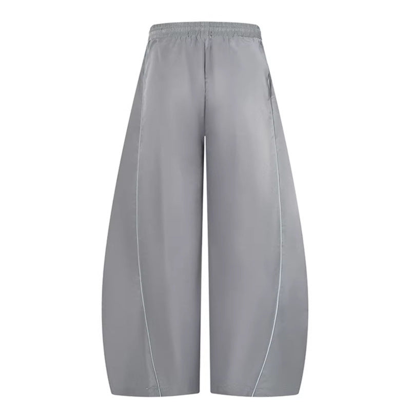 Streetwear Straight Leg Unisex Loose Casual Drop-Crotch Sport Pants