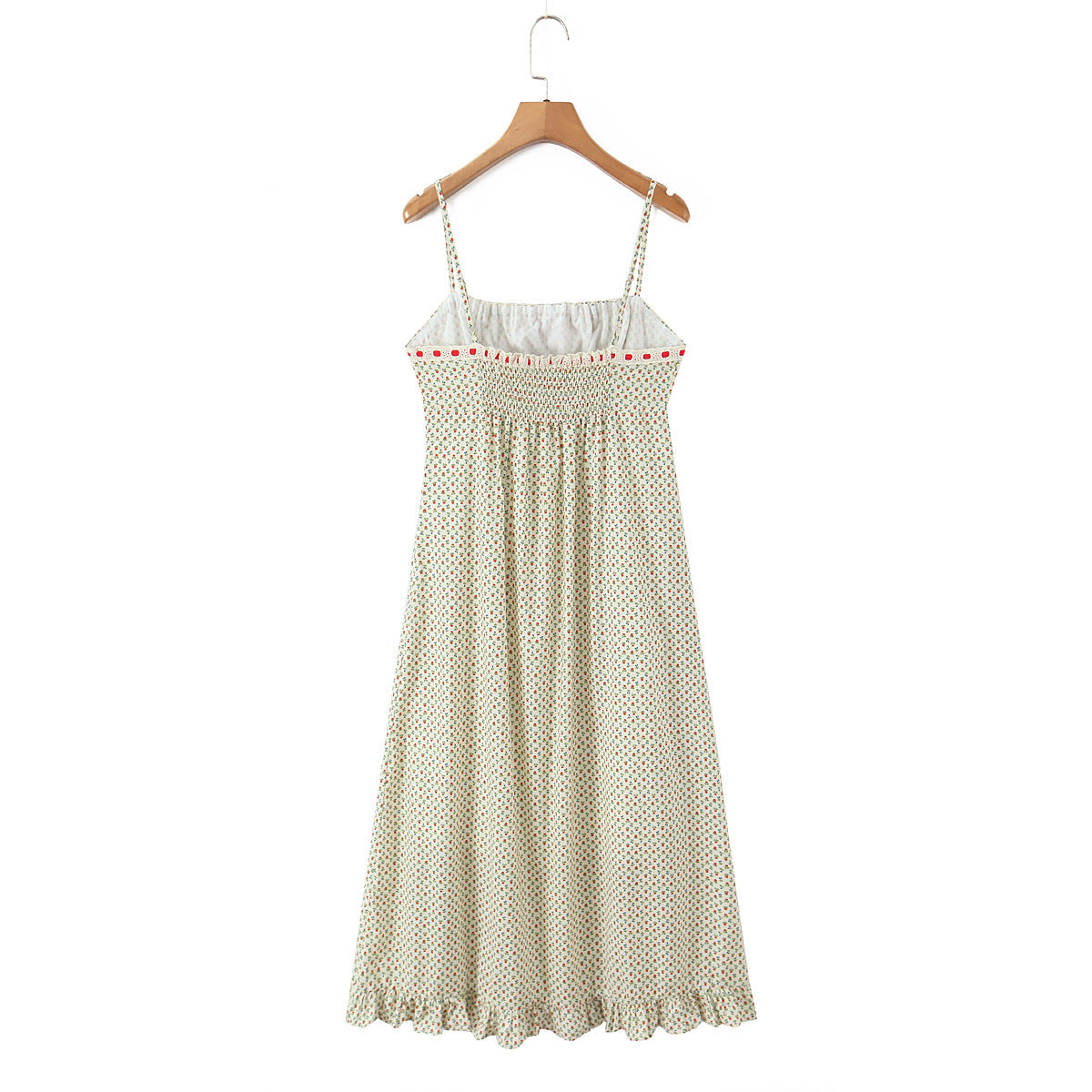 Floral camisole skirt long skirt