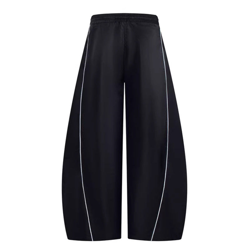 Streetwear Straight Leg Unisex Loose Casual Drop-Crotch Sport Pants